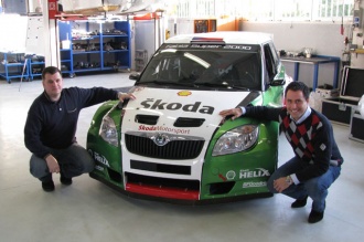 Skoda Fabiában a bajnoki címvédők